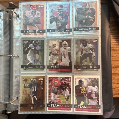 2008 Sage Hit Football Draft Picks Complete Set 100 cards+gold and Silver