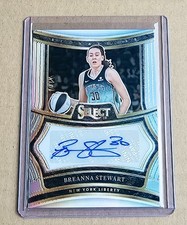 2025/26 SELECT WNBA BREANNA STEWART SILVER PRIZM AUTO RARE SP !