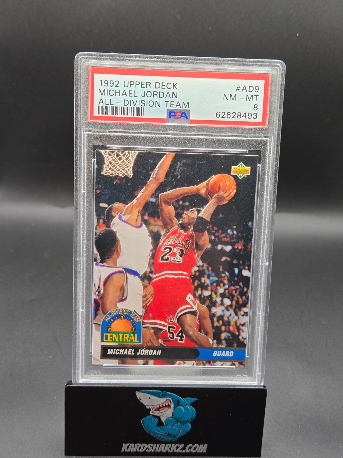 1992-93 Upper Deck - All-Division Team Michael Jordan #AD9 PSA 8
