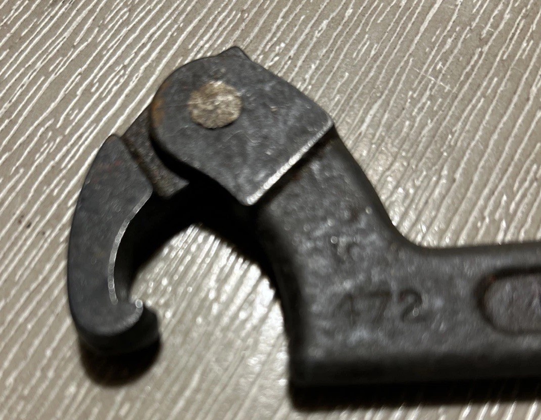 J.H Williams & Co. 472  Adjustable Spanner Wrench Made in USA