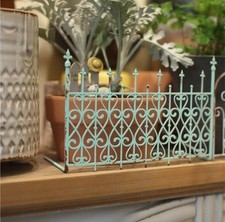 1:12 Scale 1980s Victorian Retro Iron Fence D...
