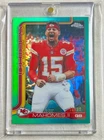 Patrick Mahomes 2025 Topps Chrome Refractor Green 10/99! Look!