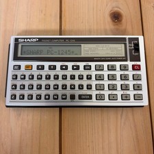 SHARP PC-1245 Pocket Computer   LCD Replaced