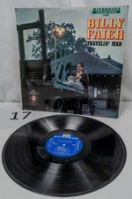 Billy Faier Travelin' Man 1958 Riverside RLP 12-657 Blue Label Folk Banjo VG+