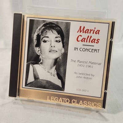 Maria Callas In Concert The Rarest Material 1951-1961 CD Legato FREE Ship