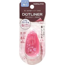 KOKUYO Tape Glue Dot Liner- Petit More Heart-To-D927-06-1