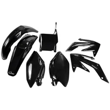 UFO Complete Plastic Kit Black For Honda CRF250R 2004-2005