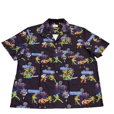 OppoSuits TMNT Teenage Mutant Ninja Turtles Pixel Art Shirt Mens 2XL Relaxed Fit