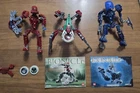 LEGO Bionicle Lot - Toa Metru Vakama & Nokama, Vahki Nuurakh - Pre-owned