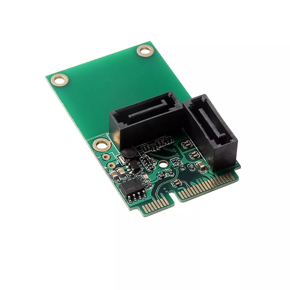 Mini Pcie To 2 Sata3.0 Controller Card For Computer Systems With Mini PCI-E Slot - Image 2 of 4