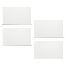 4 Pcs Splash Guard for Bathtub Clear Plastic Shower Corner Bathroom