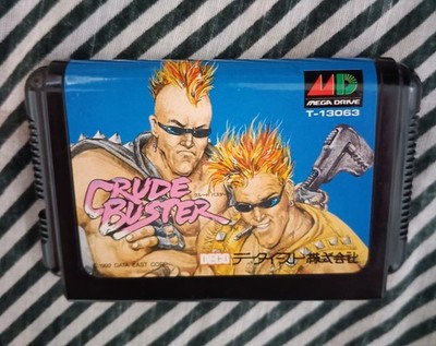 Crude Buster Sega Mega Drive Japan Import MD Cartridge Only T-13063...