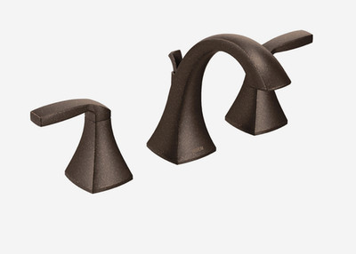 Moen TV6905ORB Voss Oil Rubbed Bronze 2-Handle High Arc Bathroom Faucets w Valve