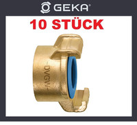 "10 StüCk Original Karasto Geka Plus K Messing GewindestüCk 3/4\"IG Trinkw.Geeig."