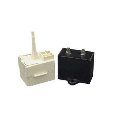 W10613606Relay Overload Start Capacitor Refrigerator Whirlpool W104160651-PACK A