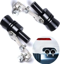 2Pcs XL Turbo Sound Whistle Muffler Exhaust Pipe Whistler Auto Car NEW