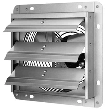 SimpleLux 7 Inch Wall Mount Exhaust Fan with Shutter, High Speed 760 CFM-NOB