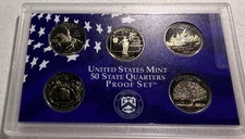 1999-S FIVE QUARTER PROOF SET