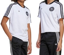 adidas Kids Classic White Soccer Shirt Size Small Brand New