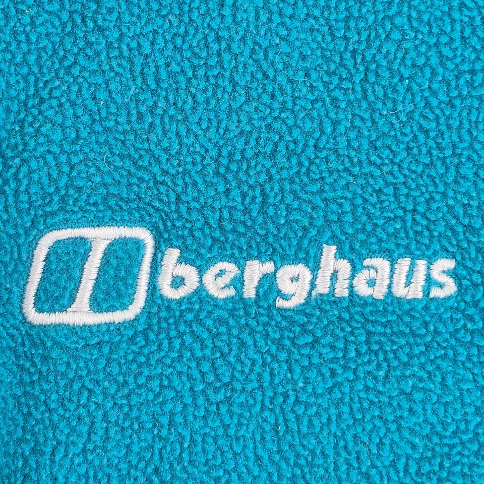 Jersey BERGHAUS polar 12 azul para mujer exterior senderismo recortado 1/4 cremallera Foto 4 de 4