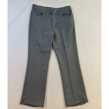 Vintage Levis Panatela Slacks Pants Western Comfort Gray Mens 33x30 Talon Zipper
