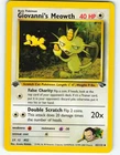 Giovanni's Meowth - 1st Edition - 43/132 Gym Challenge - Pokémon TCG - 2000