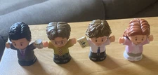 Set of 4 The Office Little People Fisher Price Collector Jim Pam Michael Dwight