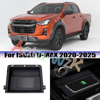 Car Wireless Charger Pad Phone Fast Charging Mat Fits for  ISUZU D-MAX 2020-2025