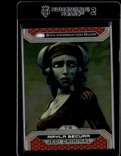 2015 Topps Chrome Star Wars Perspectives Jedi vs. Sith #7-S Aayla Secura