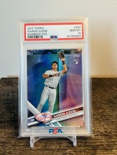 2017 Topps Series 1 Rainbow Foil Aaron Judge Card #287 PSA 10 GEM Mint Rookie RC