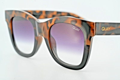 Quay After Hours Sunglasses Full Rim Tortoise Square*READ* Lightweight 125
