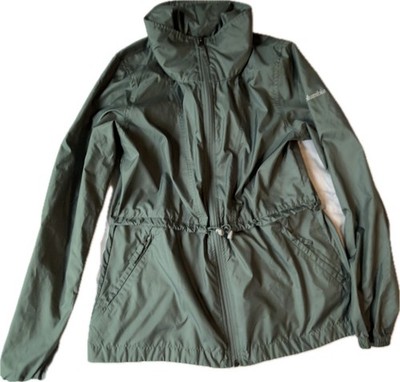 Columbia Muted Green Women s Light Packable Rain cover With Hidden Good Size S