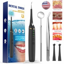 Electric Ultrasonic Dental Scaler Teeth Cleaner Calculus Plaque Stains Remover