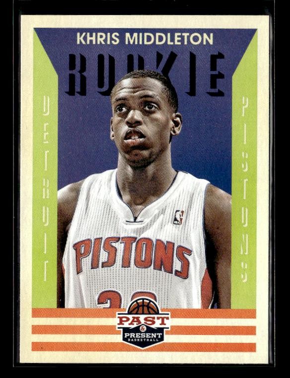 2012-13 Panini Past & Present #178 Khris Middleton Rookie Detroit Pistons