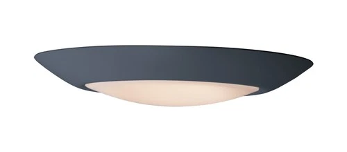 Maxim 57647WT Diverse 1-1/4" Tall LED Flush Mount Bowl Ceiling - Black - Picture 1 of 2