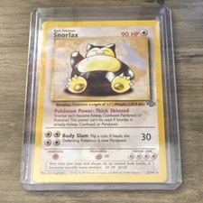 Snorlax 27/64 Jungle Rare Pokemon Card 1999