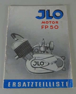 Parts Catalog / Spare Parts List ILO Installation - Engine FP 50 Stand 01/1954