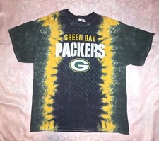 Rare Vintage Green Bay Packers Diamond Plate Tie Dye Tshirt Men's XL Y2K NFL Tag