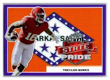 2022 Leaf Metal Draft - Treylon Burks #SP-TB1 State Pride Purple Refractor (RC)