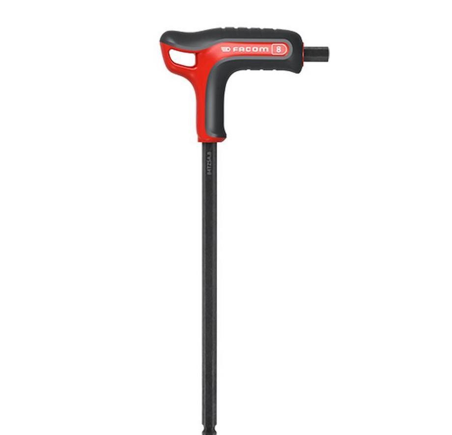 Clé hexagonale 8mm Facom en P pour débloquer les vis six pans grippées