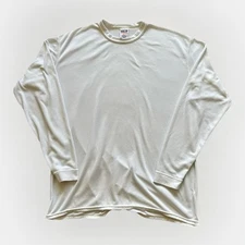 Vintage Patagonia Capilene Shirt Mens XL White Long Sleeve Base Layer USA 90s