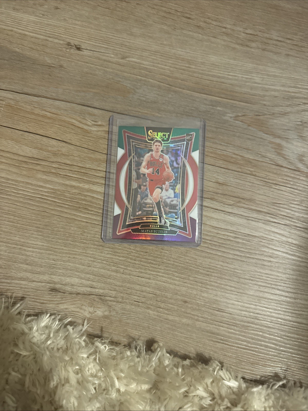 2024-25 Panini Select - Concourse Matas Buzelis #70 Green White Purple Prizm...