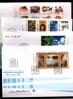 = FINLAND - 4 FDC - ART - PAINTING - FLORA - CULTURE - 1997