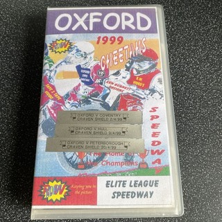 1999 OXFORD v PETERBOROUGH COVENTRY & HULL RARE ORIGINAL SPEEDWAY VIDEO