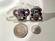 Sterling Silver Bib Clips Teddy Elephant 925 Silver NEW Weight=22.72g Manchester