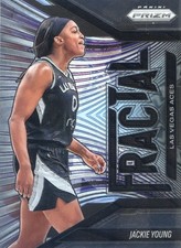 2025 Panini Prizm WNBA Insert Fractal #2 Jackie Young, Las Vegas Aces