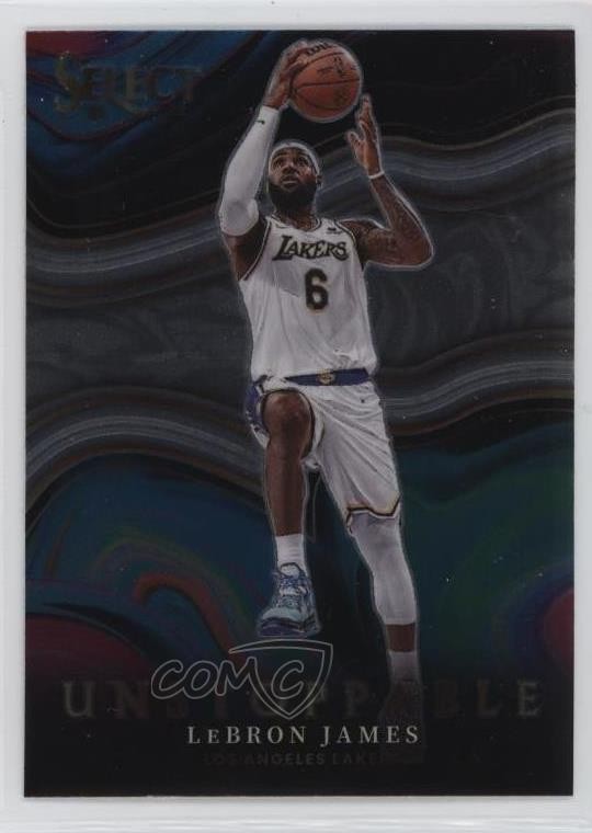 2021-22 Panini Select Unstoppable LeBron James #5 1e6a