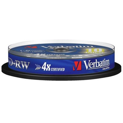 VERBATIM 43488 DVD+RW 10er Spindel