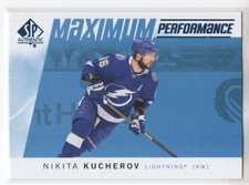 24/25 UD SP AUTHENTIC NIKITA KUCHEROV MAXIMUM PERFORMANCE BLUE PARALLEL #5