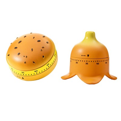 Einzigartiger Design Küchentimer in Neuheit Hamburger Form Handbedienung
